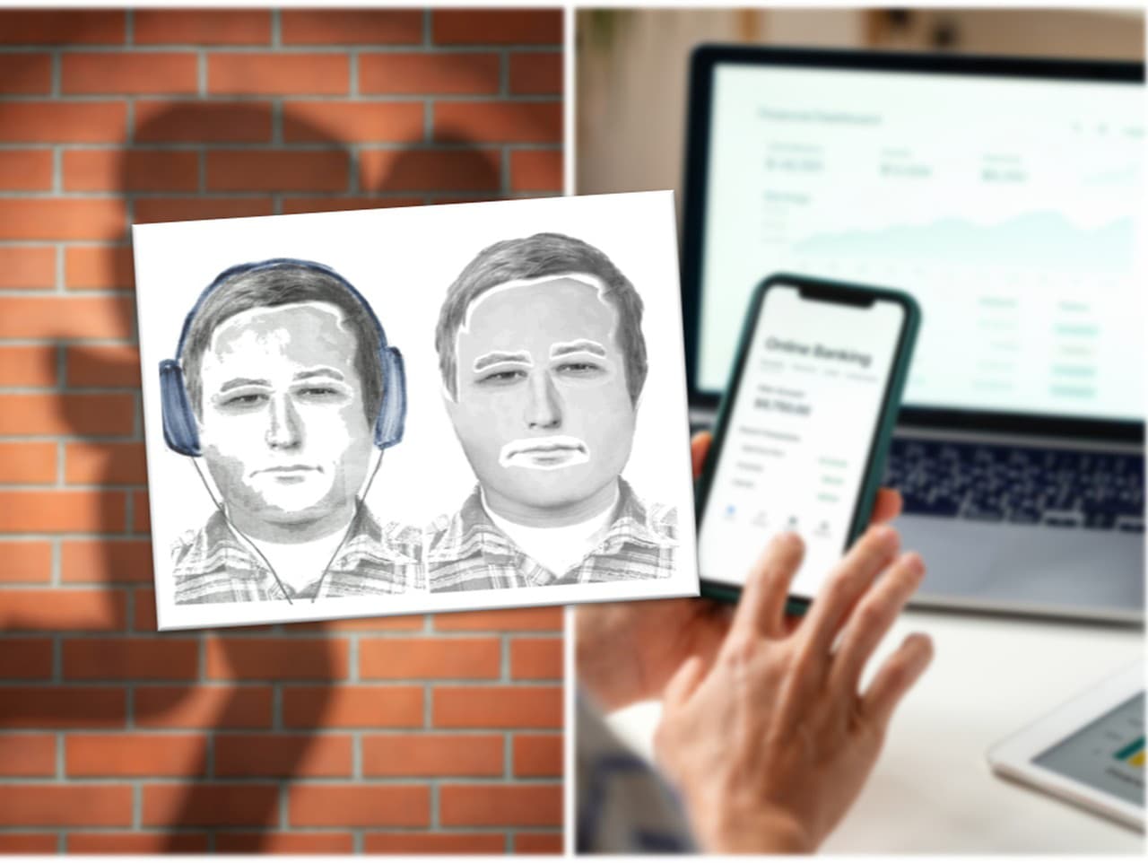 Polícia vydala identikit, podľa ktorého by sa dal identifikovať podvodník.