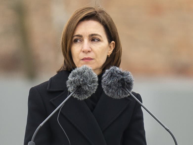 Moldavská prezidentka Maia Sanduová.