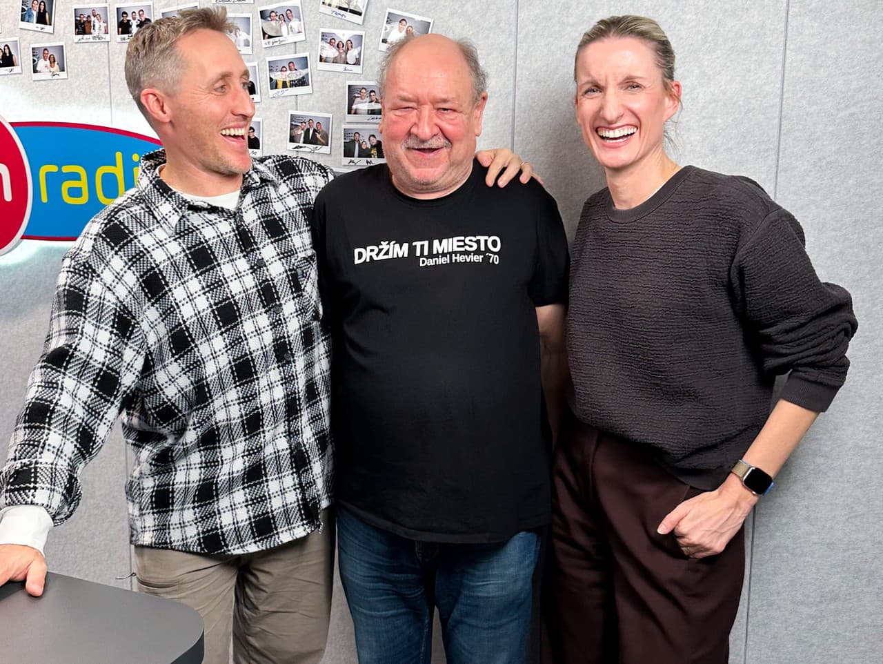 Daniel Hevier ako hosť vo Fun rádiu v šou Adela a Sajfa