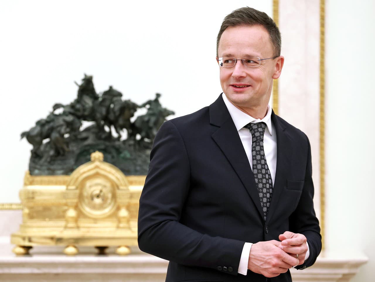 Maďarský minister zahraničných Péter Szijjártó.
