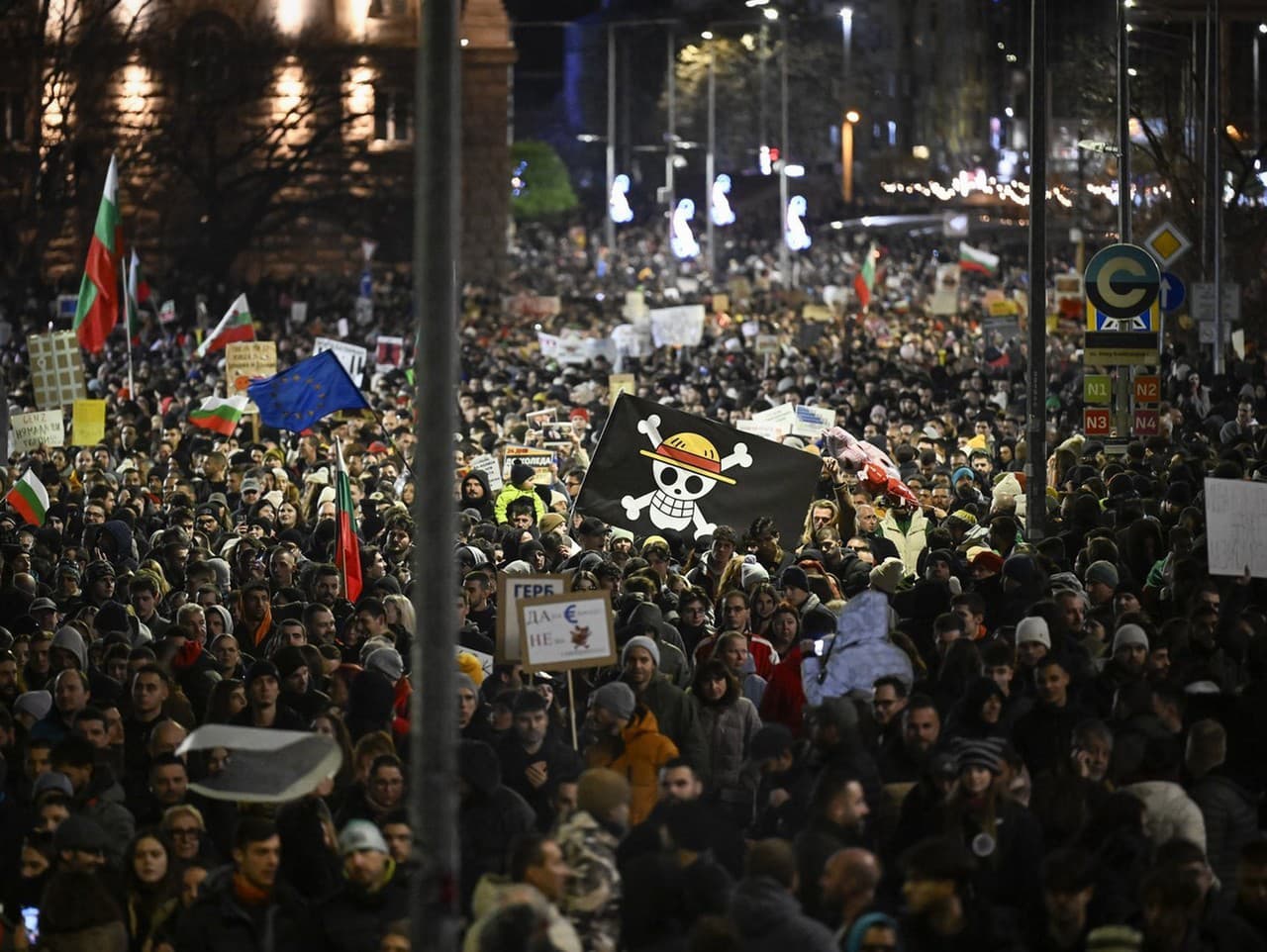 protesty v Sofii