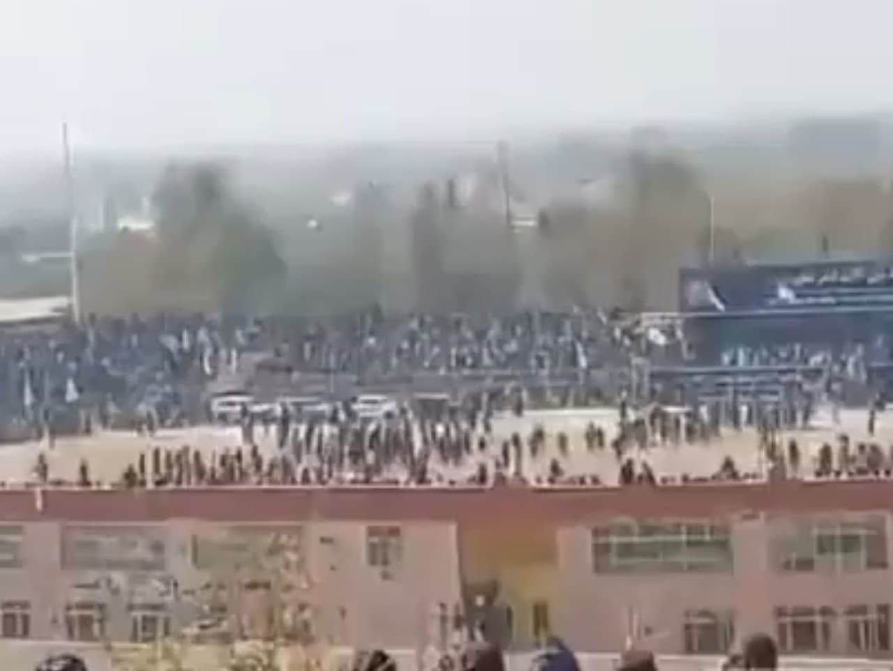 Poprava sa odohrala na štadióne.