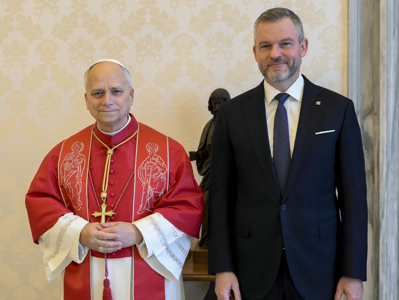 Slovenský prezident Peter Pellegrini vo Vatikáne