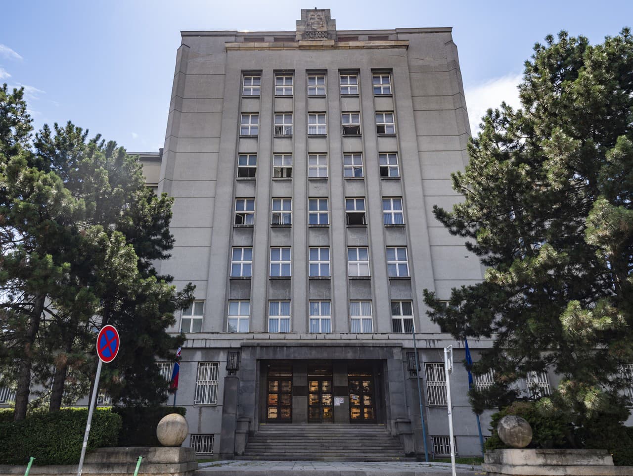 Budova, v ktorej sídli Ministerstvo vnútra SR na Pribinovej ulici v Bratislave.