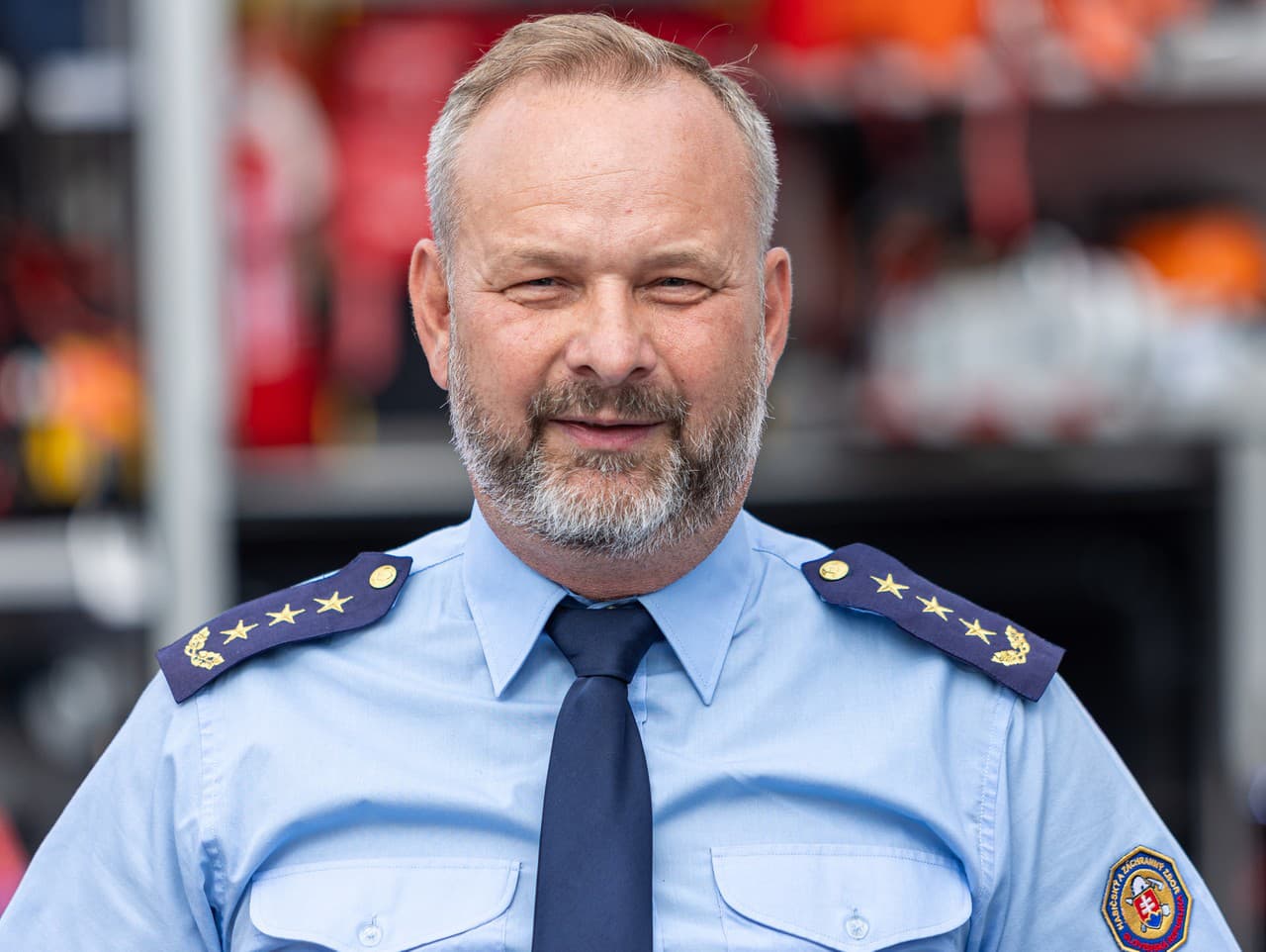 Prezident Hasičského a záchranného zboru (HaZZ) Adrián Mifkovi.