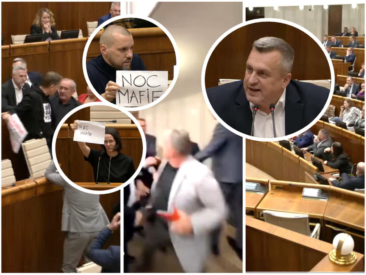 Politická kultúra v parlamente počas štvrtku dosiahla svoje historické dno.