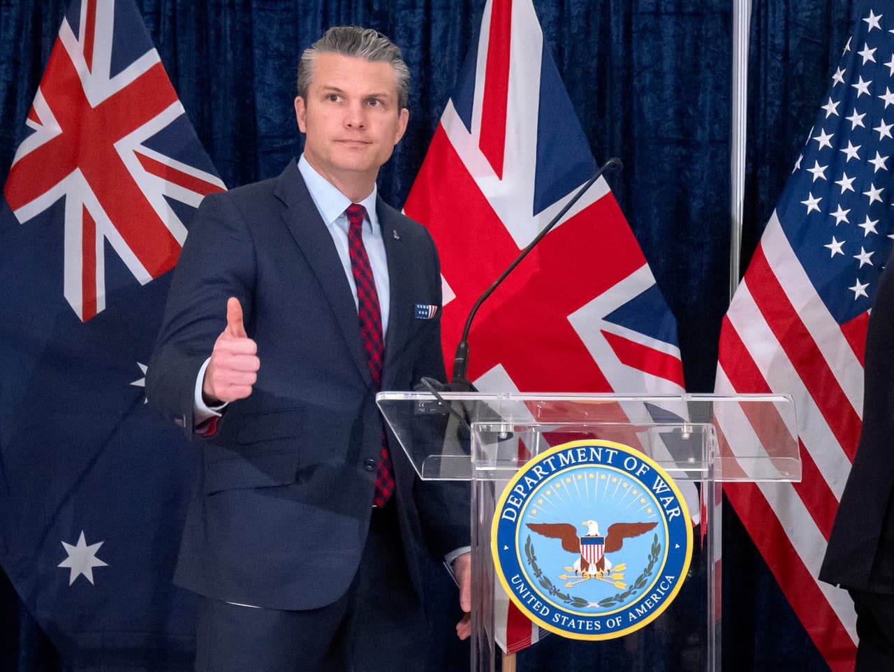 Americký minister obrany Pete Hegseth.