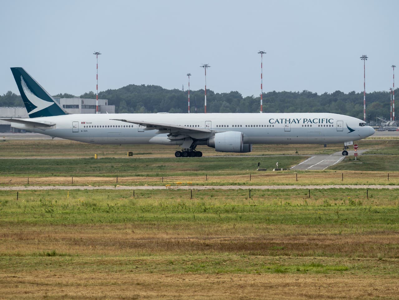 Lietadlo aerolínie Cathay Pacific Airways.