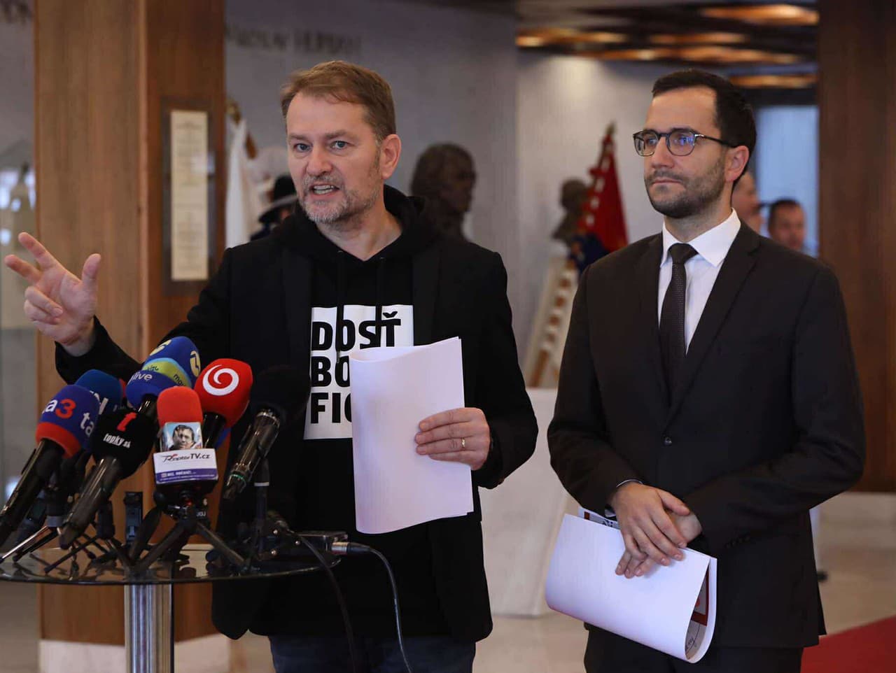 Igor Matovič a Július Jakab.