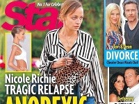 Nicole Richie podľa titulnej strany magazínu Star po rokoch opäť trpí anorexiou.