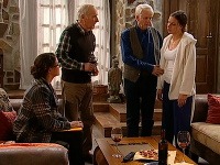 Nela Pocisková ako seriálová Nina Dolinská sa v seriáli Búrlivé víno veľmi trápi. 