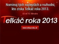 V ankete Telkáč roka 2013 prebieha práve prvé kolo hlasovania. 