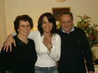 Lucie Bílá so svojimi milovanými rodičmi - mamou Hanou a otcom Karolom Zaňákovcami.