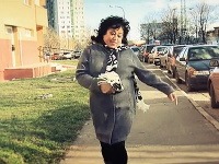 Mama Peťa Modrovského si zatancovala na ulici. 