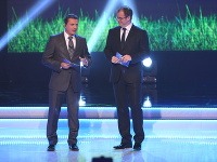 Odovzdávanie ocenení Športovec roka 2013 moderovali Marcel Forgáč a Marcel Merčiak. 