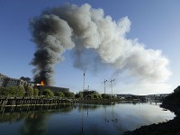 Rozostavaný komplex v San Franciscu zachvátil obrovský požiar