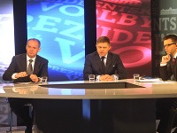Andrej Kiska a Robert Fico v rannej diskusii