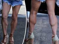 Ktorá celebrita vystavila na obdiv štíhle a neuveriteľne svalnaté nohy?
