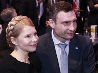 Vitalij Kličko a Júlija Tymošenková Vitalij Kličko a Júlija Tymošenková