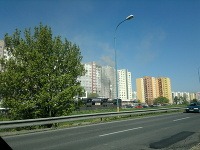Požiar na Holičskej v Bratislave