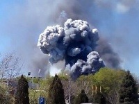 Pri Kramatorsku explodoval vrtuľník