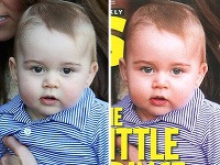 Princ George sa už v deviatich mesiacoch prepracoval na titulku magazínu. Pôvodný záber však prešiel výraznou retušou.