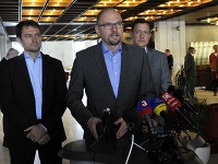 Igor Matovič, Richard Sulík a Daniel Lipšic. Igor Matovič, Richard Sulík a Daniel Lipšic.