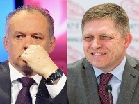 Andrej Kiska a Robert Fico Andrej Kiska a Robert Fico