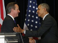 David Cameron a Barack Obama na summite G7