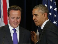 David Cameron a Barack Obama na summite G7
