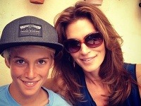 Cindy Crawford so svojím synom