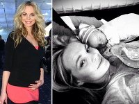 Milena Minichová na sociálnej sieti Facebook zverejnila prvú fotku svojho synčeka Alexandra. 