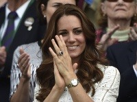 Kate Middleton na tenisovom zápase vo Wimbledone