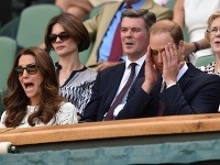Kate Middleton a Princ William na tenisovom zápase vo Wimbledone sršali emóciami zarytých fanúšikov.
