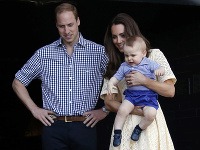Princ George s hrdými rodičmi