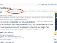 Na Wikipedii sa objavil dátum smrti Maťa Ďurindu. 