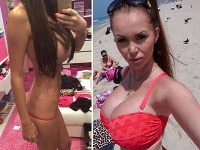 Michaela Gašparovičová sa na sociálnej sieti Facebook pochválila polonahou fotkou, ktorá vyvoláva dojem, že ju obrovské prsia každú chvíľu prevážia. 