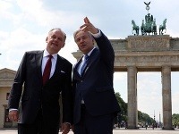 Kiska s nemeckým prezidentom Joachimom Gauckom