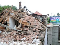 Výbuch rodinného domu v Nitre