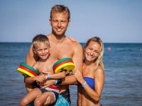 Zuzana Haberová si užila dovolenku na Cypre spolu s priateľom Mariánom a synom Matthiasom. Plavovláskini "chlapi" si spolu výborne rozumejú.