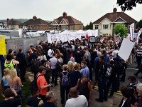 Protesty v Newporte