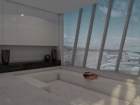 Posledné poschodie domu s vírivkou ponúka božský výhľad na oceán