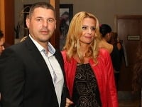 Moderátorka Marianna Ďurianová s partnerom Romanom Doležajom. 