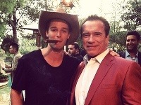 Arnold Schwarzenegger a jeho syn Patrick