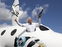 Zakladateľ spoločnosti Virgin Galactic Richard Branson