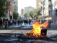 Nepokoje v meste Diyarbakir v Turecku