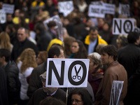 Protesty v Španielsku Protesty v Španielsku