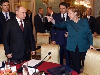 Putin na stretnutie s Merkelovou meškal štyri hodiny