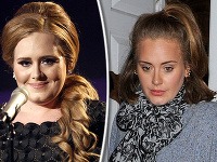 Adele pred prvým tehotenstvom pôsobila ako očarujúca bacuľka. Dnes je o poznanie štíhlejšia a jej prirodzená tvár krásou vyráža dych.