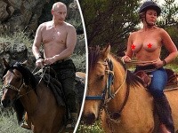 Chelsea Handler hore bez imitovala ruskú hlavu štátu Vladimíra Putina.